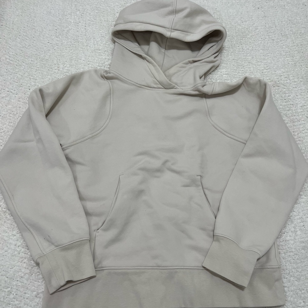 Men's Cream Hoodie Sweater
